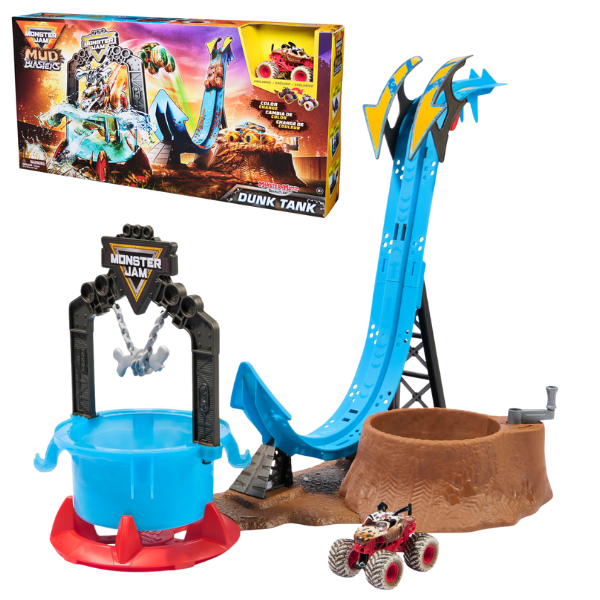 Set de joacă Monster Jam „Mud Blasters” 1:64
