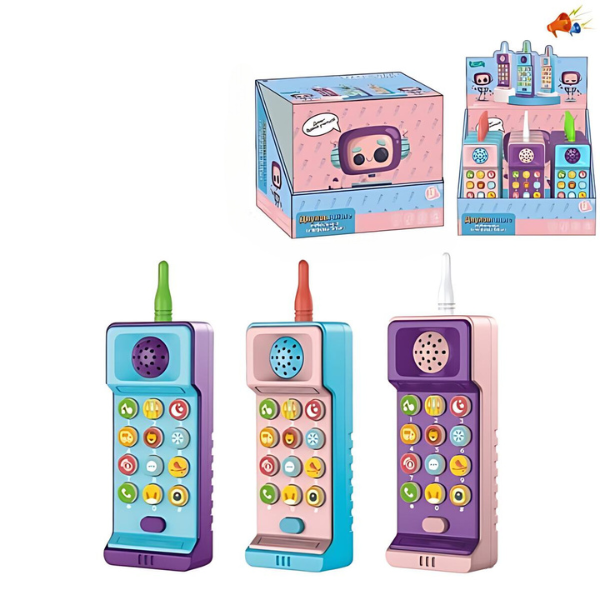Telefon de jucărie pentru copii cu limba rusă