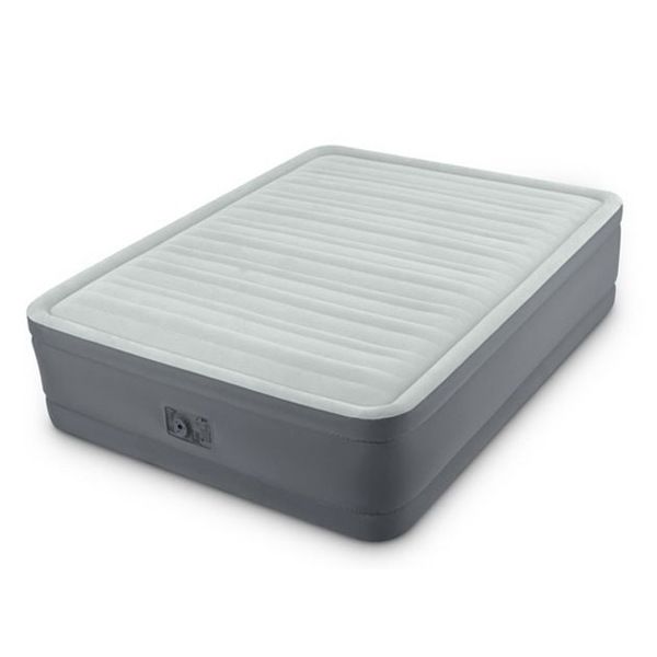 INTEX Pat gonflabil “Velur Premaire I” 152х203х46 cm cu pompă încorporată 220V, până la 272 kg