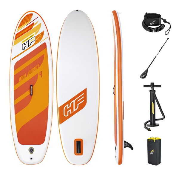 Bestway Placă pentru sap surfing – SUP board “Aqua Journey” 274х76х12 сm, pompă, vâslă, geantă, până la 100 kg