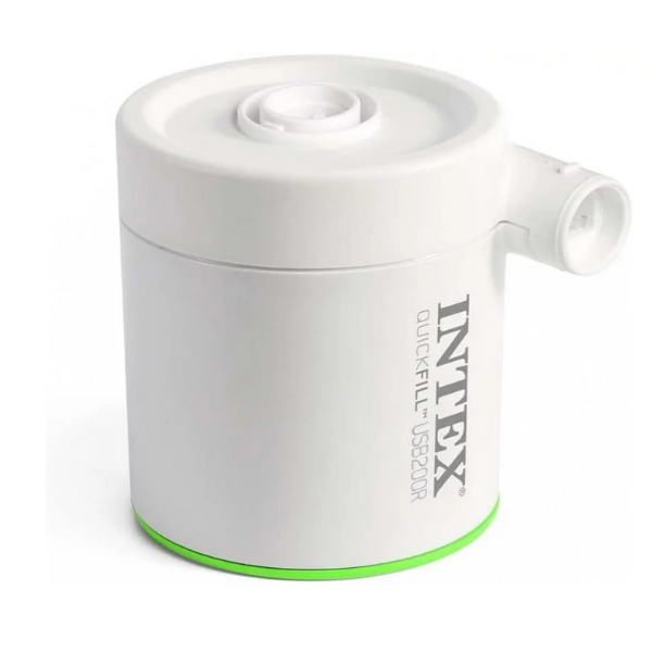 INTEX Pompă de aer electrică “QuickFill USB200R” USB 5V, 2A, reîncărcabilă, powerbank, 2 duze