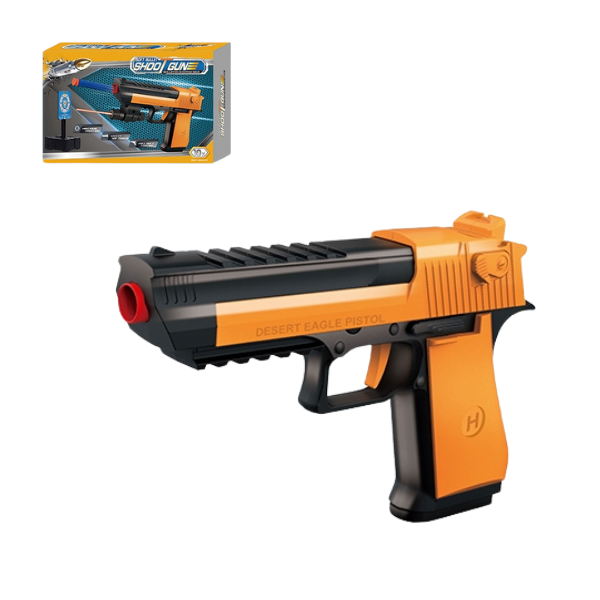 Set de joacă „Pistol cu 10 gloanțe moi și ținte”