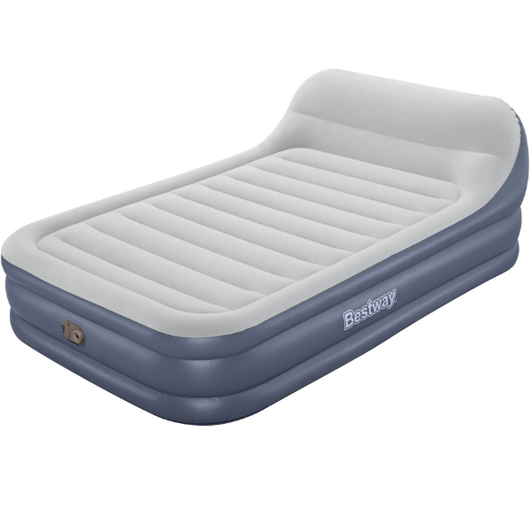 Bestway Saltea gonflbilă cu pompa electrică 220 V încorporată și tăblie, 226x152x84 cm