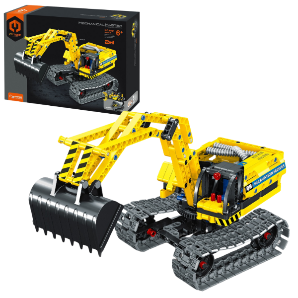 Set de construcție 2 în 1 iM Master Mechanical Master – „Robot – Excavator”, 344 piese