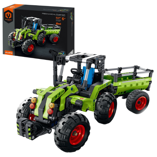 Set de construcție 2 în 1 iM Master Mechanical Master – „Tractoare”, 346 piese