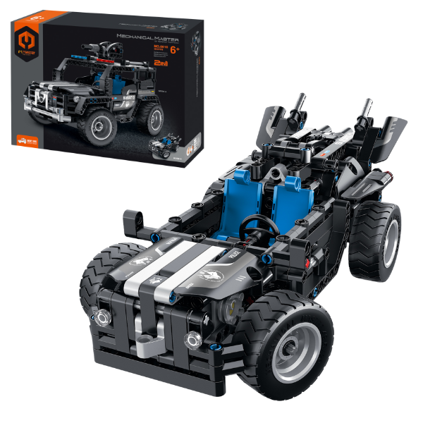 Set de construcție 2 în 1 iM Master Mechanical Master – „Mașină SWAT”, 391 piese
