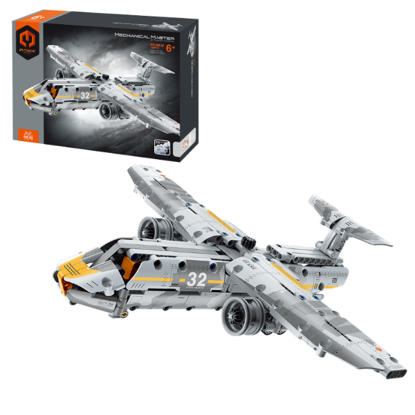 Set de construcție iM Master Mechanical Master – „Avion militar”, 329 piese