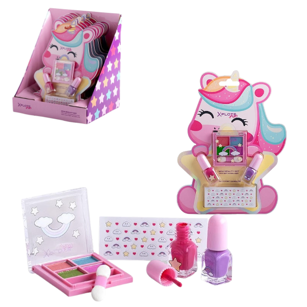 Set mini de frumusețe XPLOTE FUN „Unicorn Fericit”