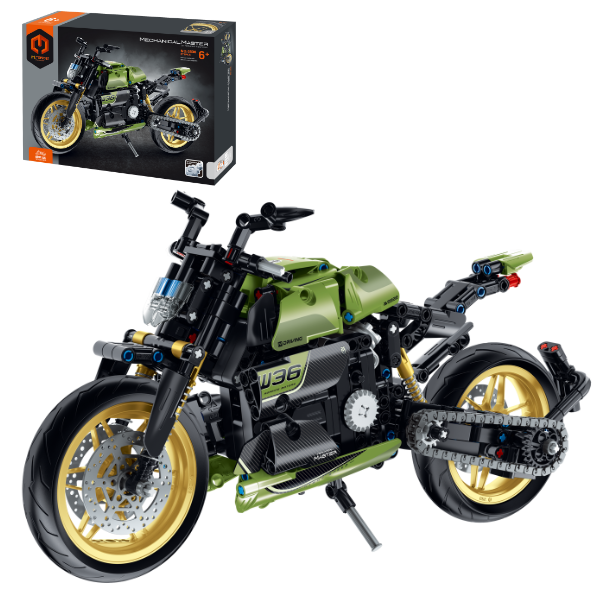 Set de construcție iM Master Mechanical Master „Motocicletă sportivă”, 572 piese