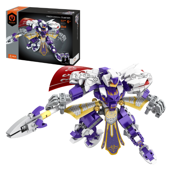 Set de construcție 2 în 1 iM Master Mechanical Master „Cei Cinci Generali Tigri: Ma Chao”, 340 piese