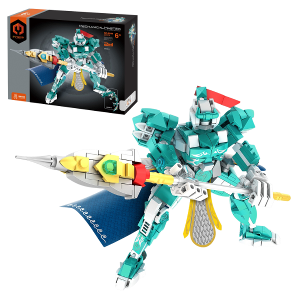Set de construcție 2 în 1 iM Master Mechanical Master „Cei Cinci Generali Tigri: Zhao Yun”, 357 piese