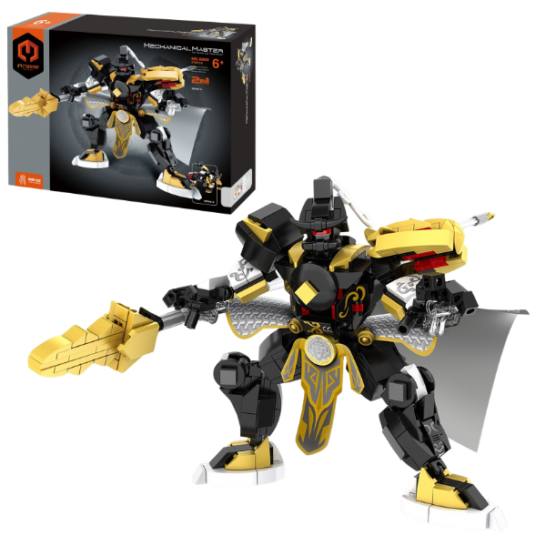 Set de construcție 2 în 1 iM Master Mechanical Master „Cei Cinci Generali Tigri: Zhang Fei”, 370 piese