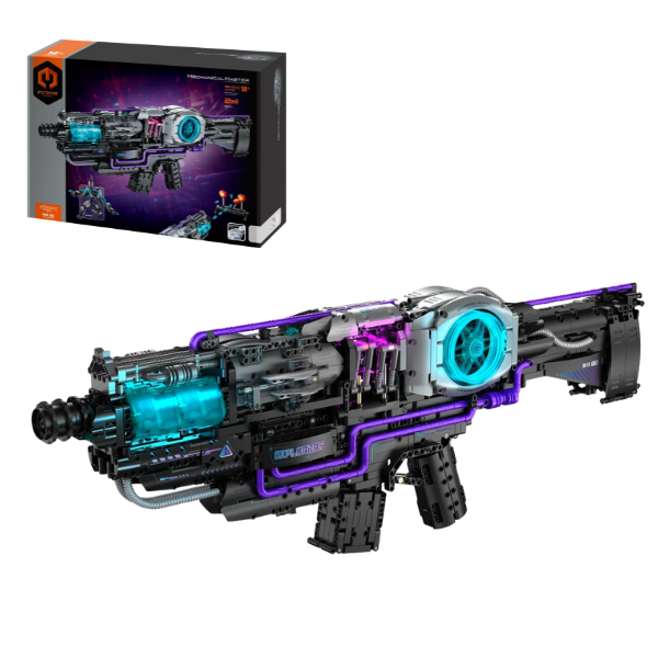Set de construcție 2 în 1, iM Master Mechanical Master „Pistol electric”, 2531 piese