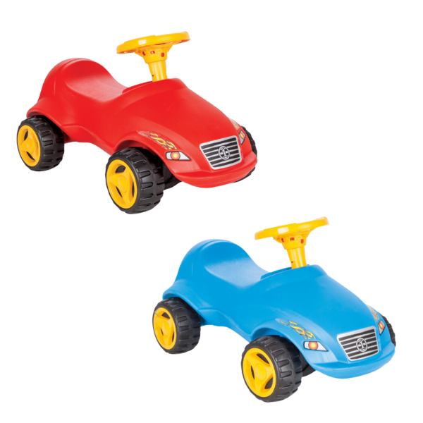 Mașinuță fără pedale Fast Car, albastru/roșu