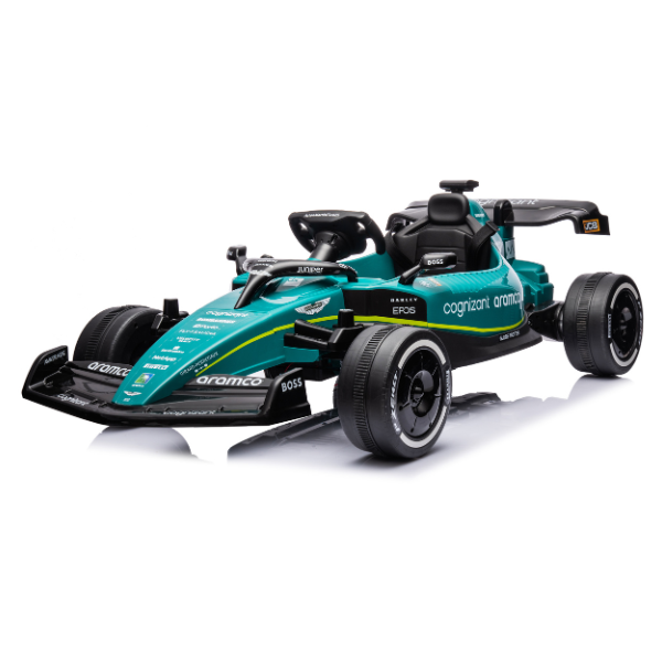 Kart ASTON MARTIN, Baterie 12V7AH, 2 motoare de 90W, roți EVA