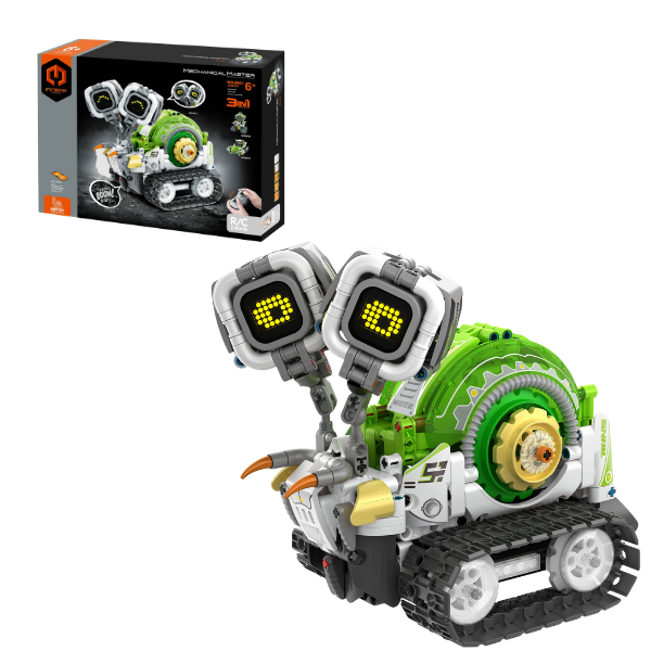 Set de construcție 3 în 1 iM Master Mechanical Master „Robot – Melc”, cu telecomandă, 478 piese