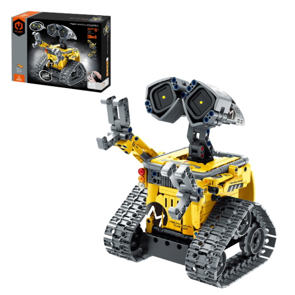 Set de construcție 3 în 1, iM Master Mechanical Master „Robot WALL-E”, cu telecomandă, 435 piese