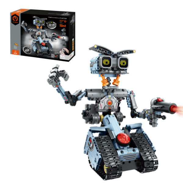 Set de construcție 5 în 1, iM Master Mechanical Master „Robot-transformer”, cu telecomandă, 687 piese