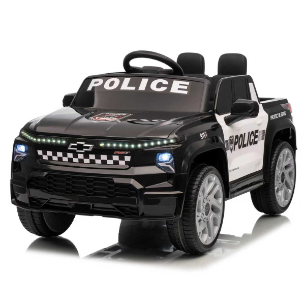 Mașinuță CHEVROLET SILVERADO EV(2024), Baterie 12V7AH, 2 motoare de 90W, roți EVA