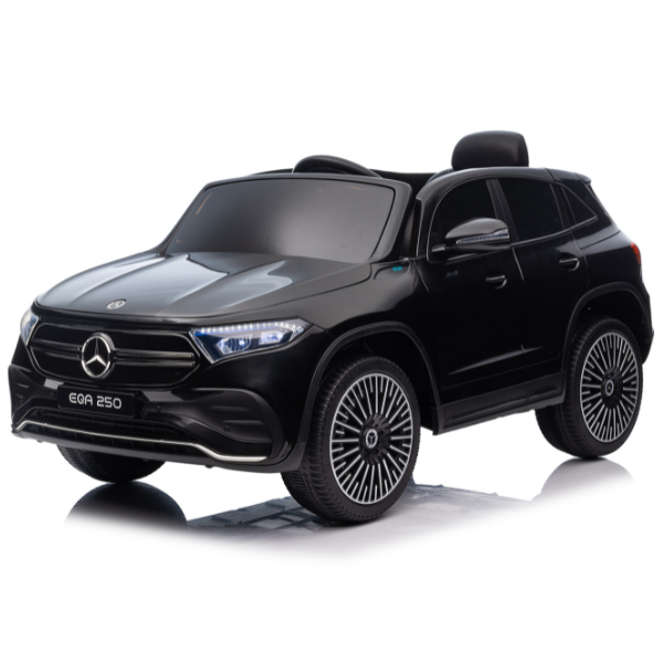 Mașinuță MERCEDES-BENZ EQA, Baterie 12V7AH, 2 motoare de 35W, roti EVA