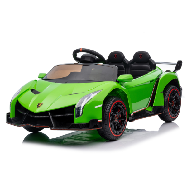 Mașinuță LAMBORGHINI VENENO, Baterie 12V7AH, 4 motoare de 90W, roti EVA