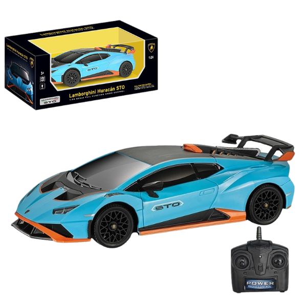 Lamborghini Huracan STO 1:24 cu telecomandă, 3 culori
