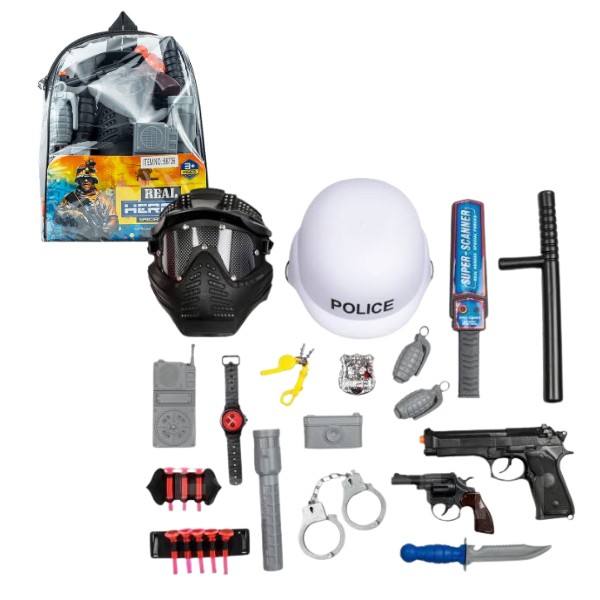 Set de polițist cu accesorii