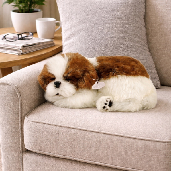 Cățeluș „Shih Tzu” cu imitație de respirație