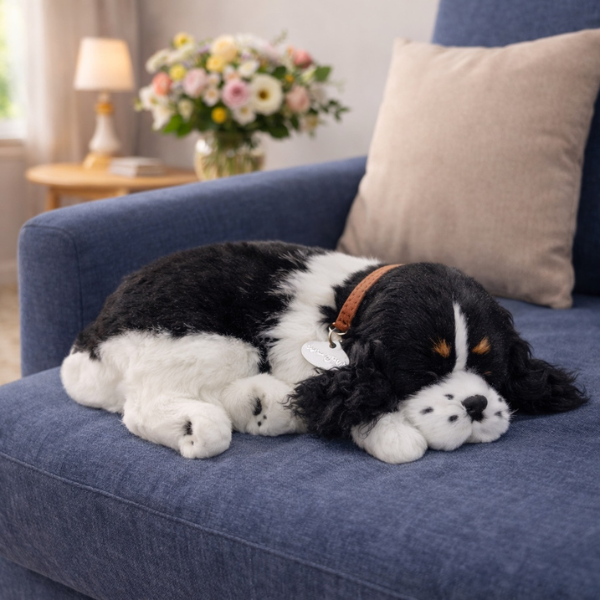 Cățeluș „Cocker Spaniel” cu imitație de respirație