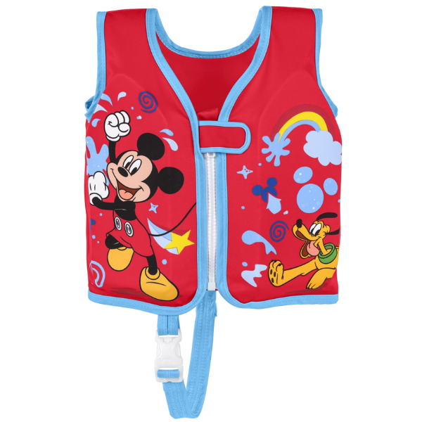 Bestway Vestă de înot din material textil “Mickey Mouse”, 51x26x34 cm, 1-3 ani