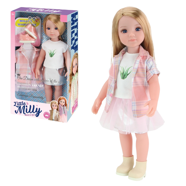 Păpușa “Mica Milly”, cu hăinuțe, 38 cm