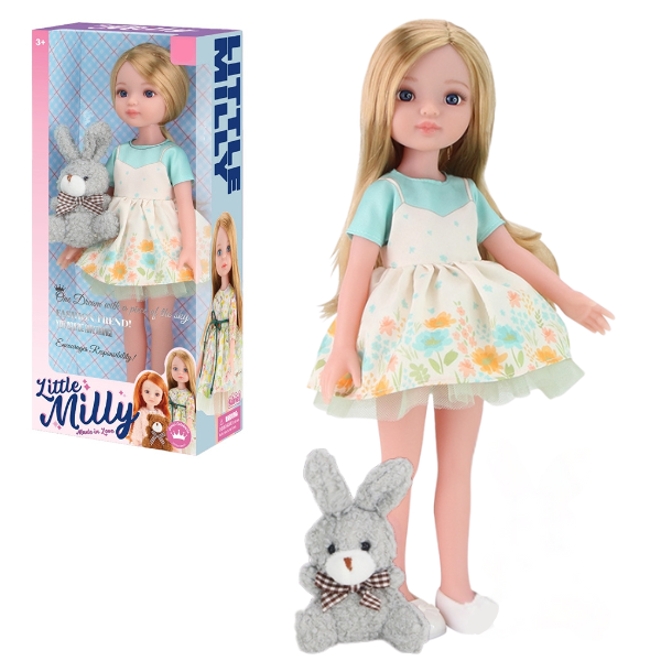 Păpușa “Mica Milly” cu iepuraș, 35 cm