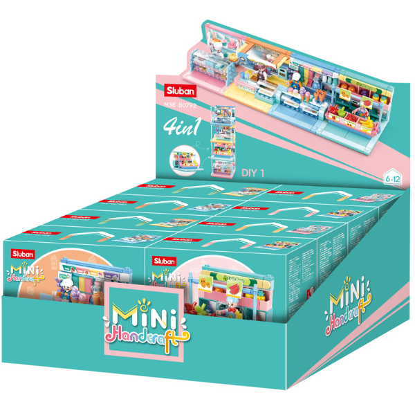 Set de construcție ”Magazine”, 4 modele, de la 99 pînă la 112 elem.