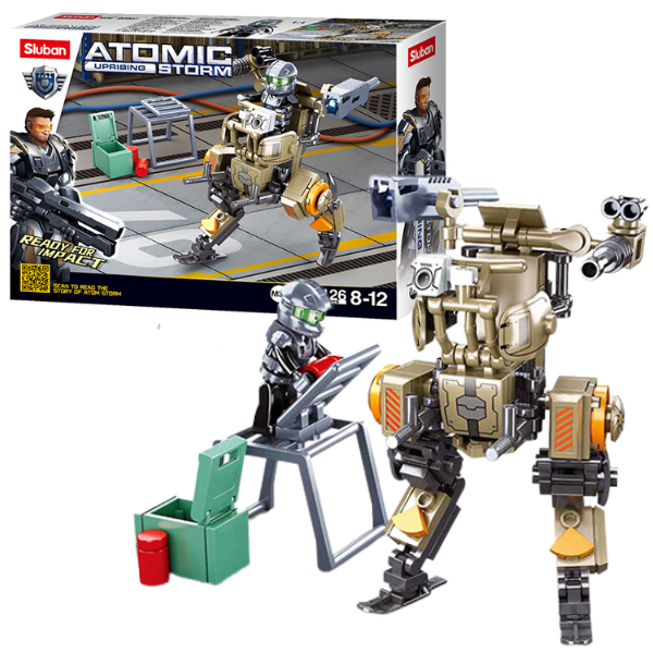 Set de construcție ”Robot-soldat AF1”, 126 elem.