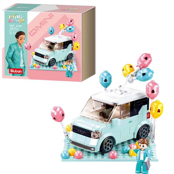 Set de construcție ”Mini-automobil”, 236 elem.