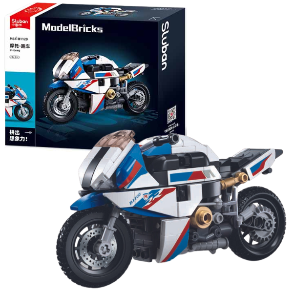 Set de construcție „Motocicleta S1000MS”, scara 1:12, 242 elem.