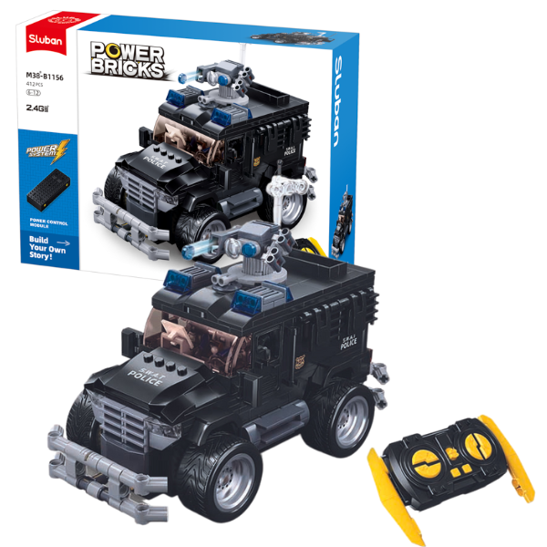 Set de construcție „Tigru – Vehicul de asalt”, cu telecomandă, 412 elem.
