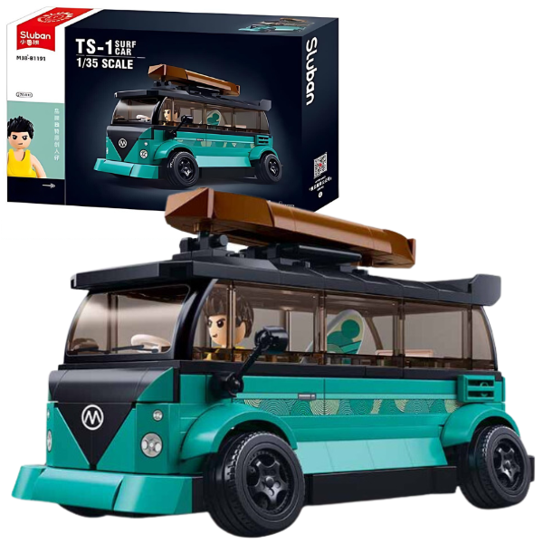 Set de construcție “Bus cu surfer”, scara 1:35, 276 elem.