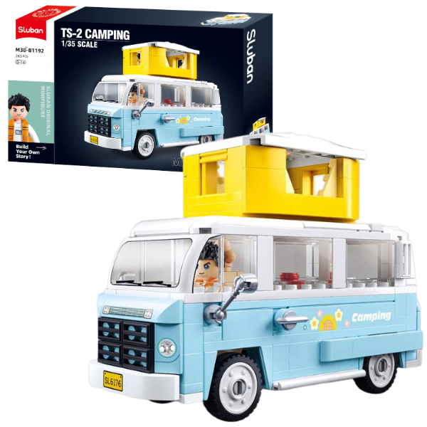 Set de construcție “Bus camping”, scara 1:35, 265 elem.