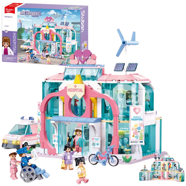 Set de construcție ”Spitalul municipal central”, 668 elem.