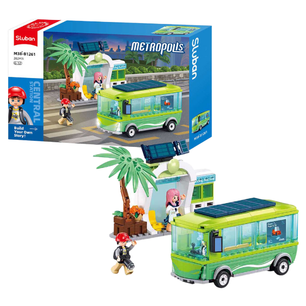 Set de construcție “Noul autobuz electric”, 239 elem.