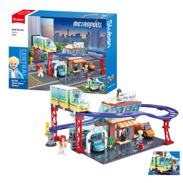 Set de construcție “Vehicul nou cu energie”, 379 de elem.
