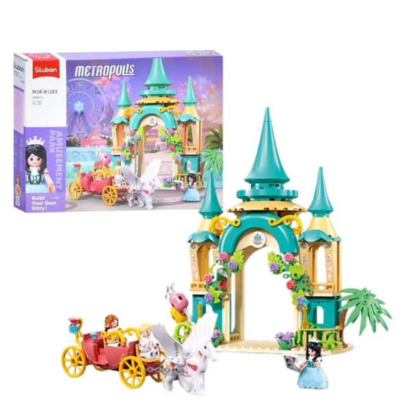 Set de construcție “Castel cu trăsură”, 288 elem.