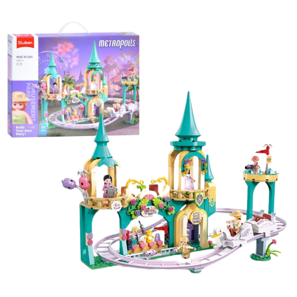 Set de construcție “Parc de distracții”, 448 elem.