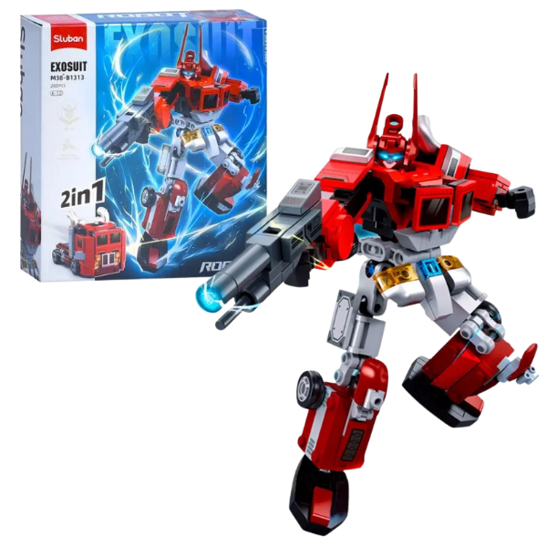 Set de construcție “Robot-Camion 2 în 1”, 260 elem.