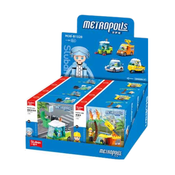 Set de construcție “Mini-mașinuță “, 4 modele, de la 51 pînă la 100 elem.
