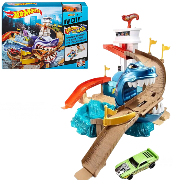 Hot Wheels Track “Vinatoarea de rechini”