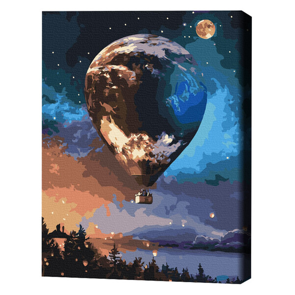 Pictură pe numere 40×50 cm (fără cutie) – Balon stelar