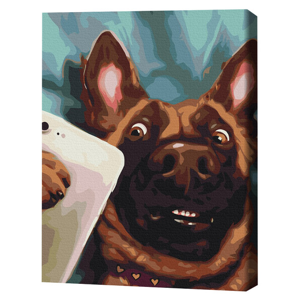 Pictură pe numere 40х50 cm (fără cutie) – Selfie Charlie