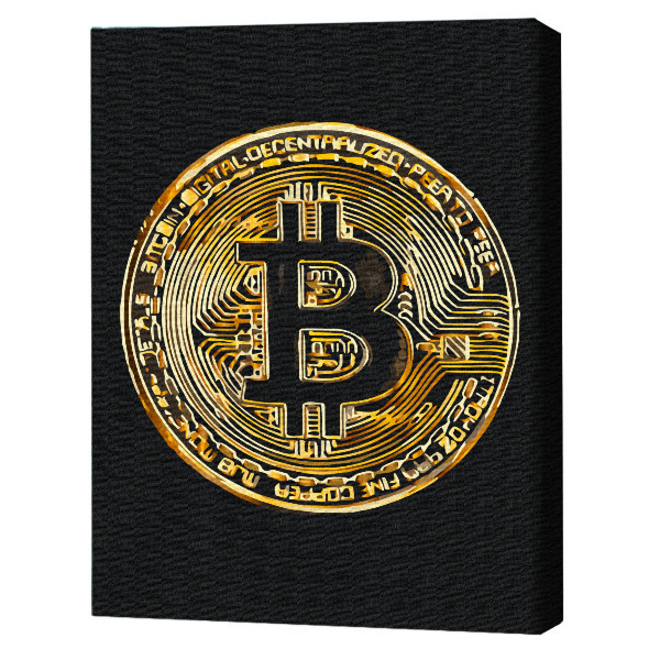 Pictură pe numere 40х50 cm (fără cutie) – Bitcoin